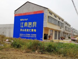 应城农村墙体广告在不同形式上面展现的不同特色