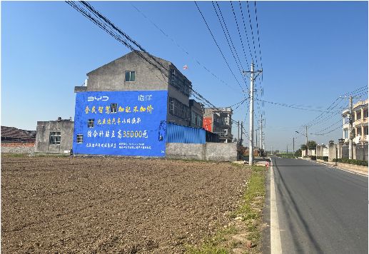 应城墙体广告用的是什么漆？