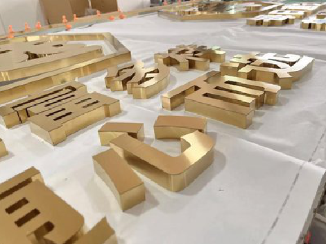 应城拉丝不锈钢字的特点。