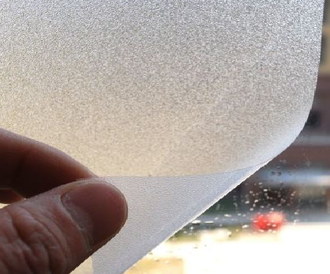 应城玻璃门外面粘广告用什么材料好？